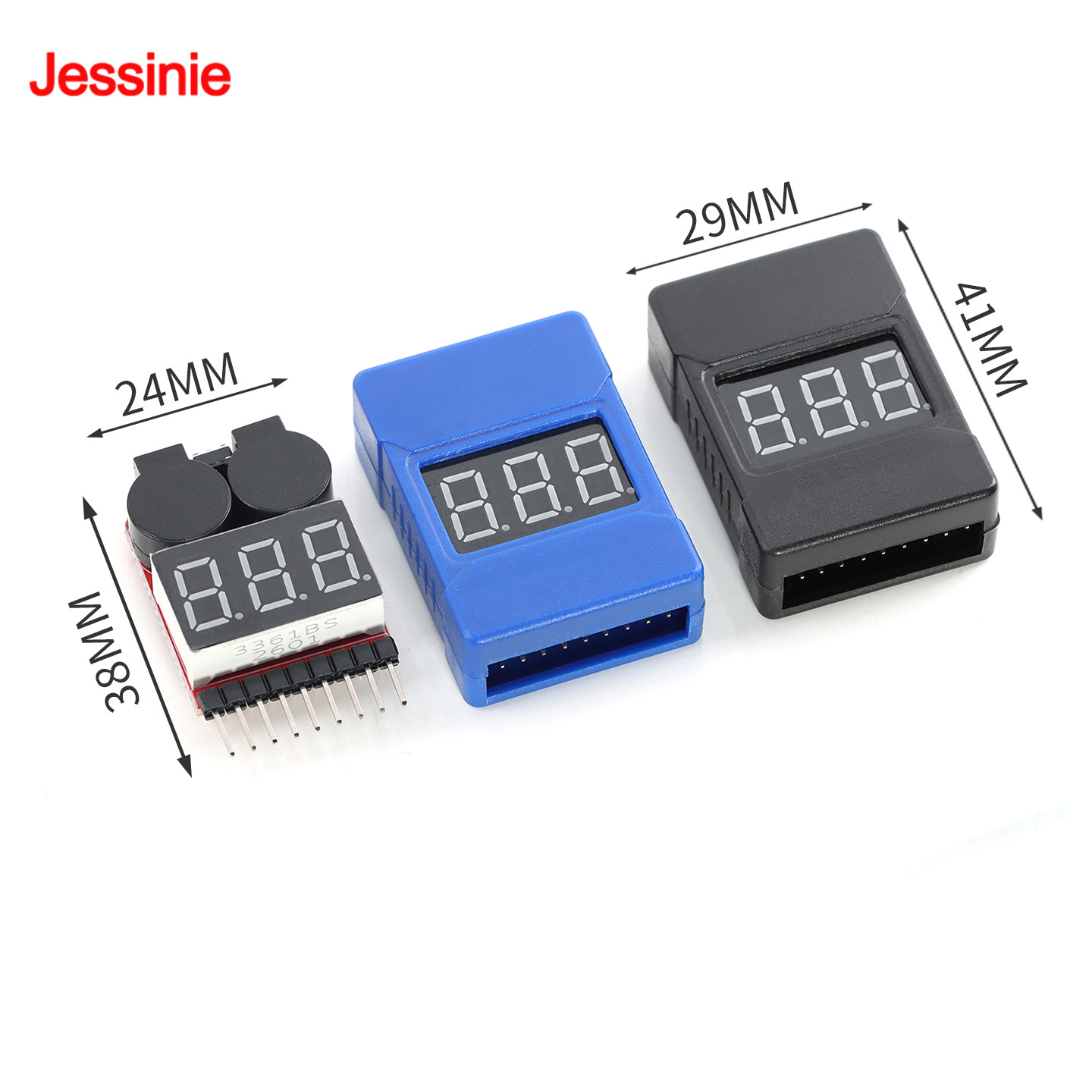 Battery Monitor Coulometer - Wyświetlacz napięcia RC, alarm niskiego poziomu