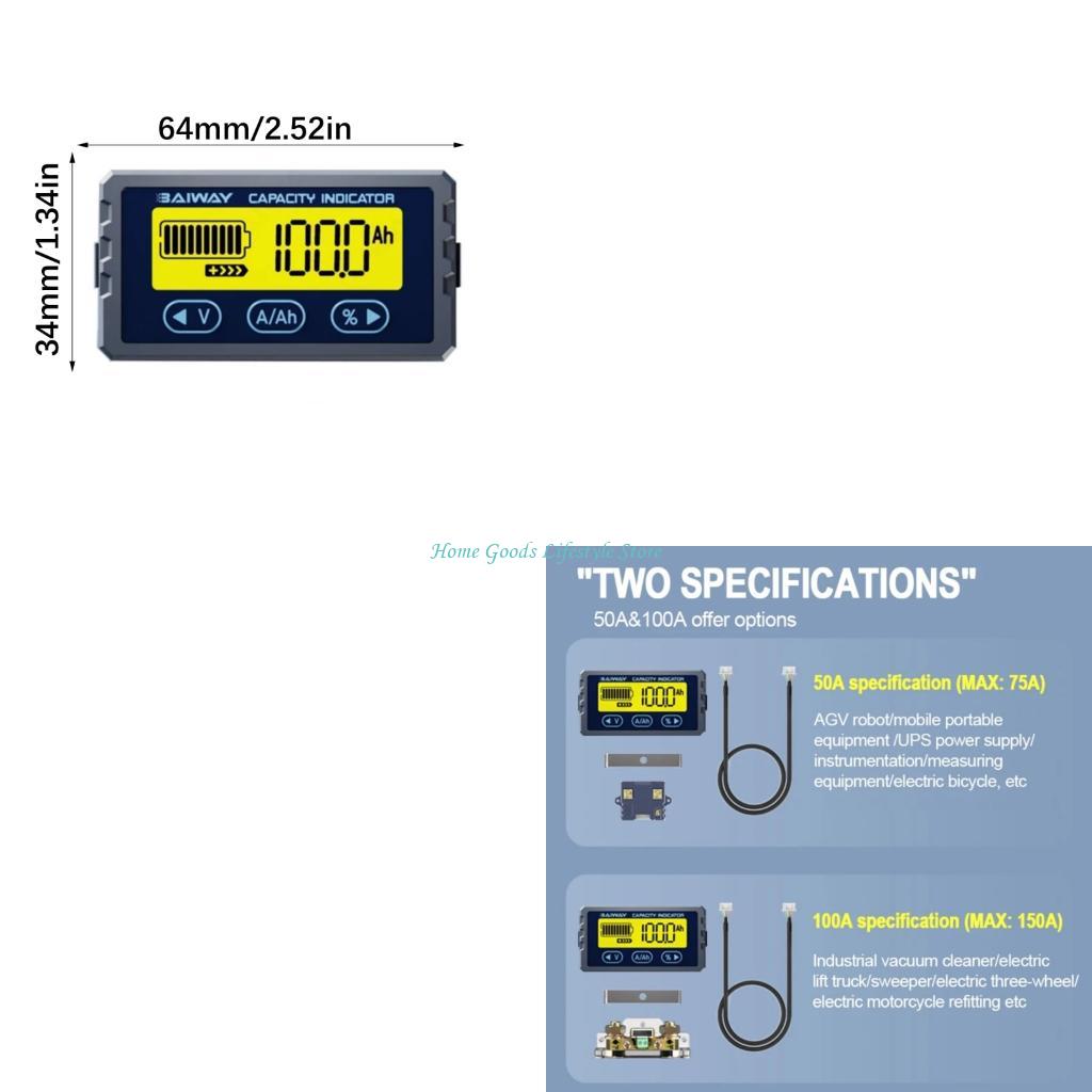 Battery Monitor Coulometer - E74E Precyzyjny kulometr do baterii litowo-kwasowej