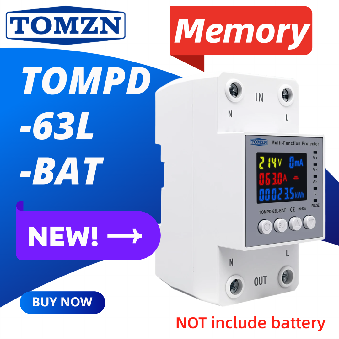 Battery Monitor Coulometer - TOMZN 63A Ochronnik Napięcia Zasilanie Bateryjne