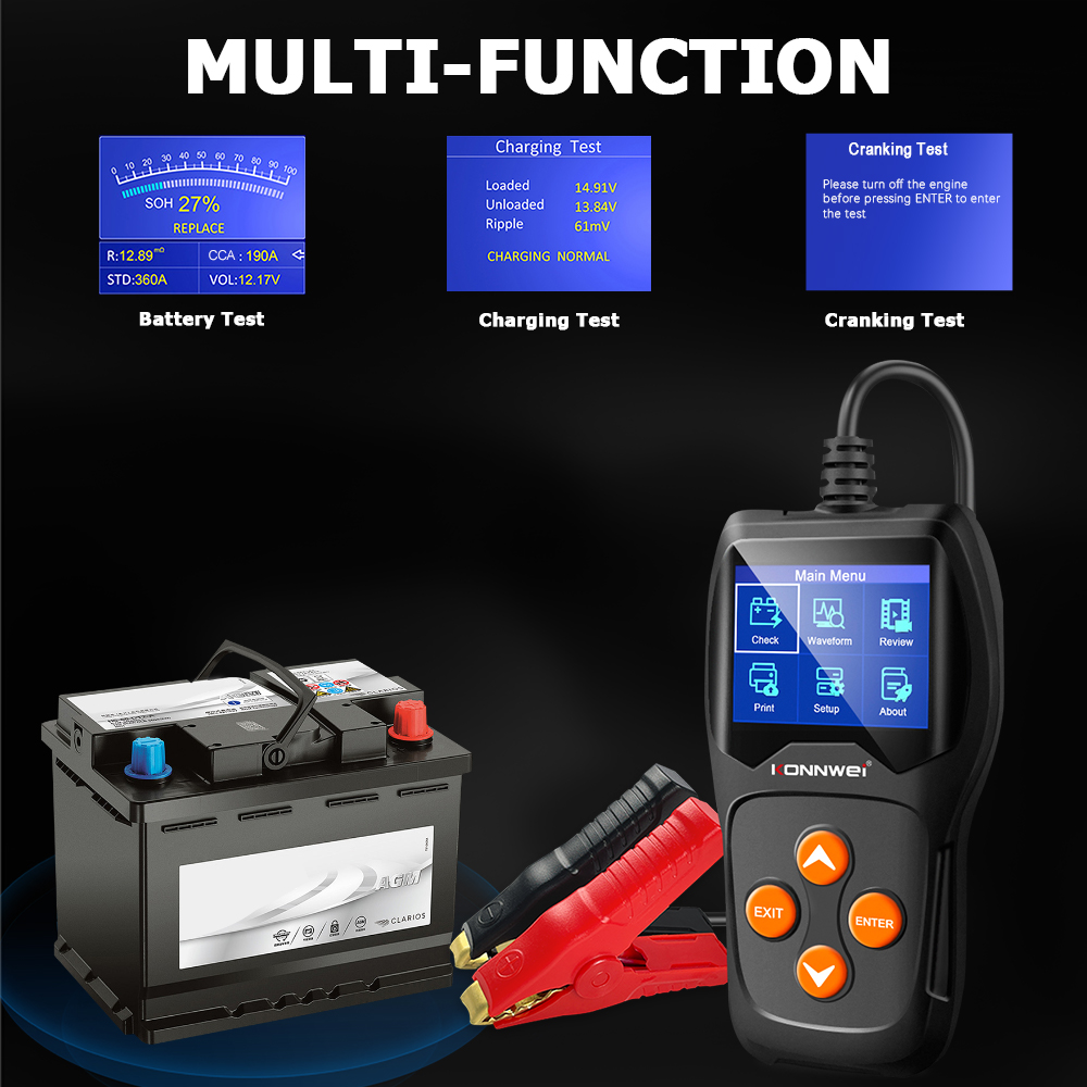 KONNWEI KW600 Profesjonalny Te – Battery Monitor Coulometer recenzja i cena