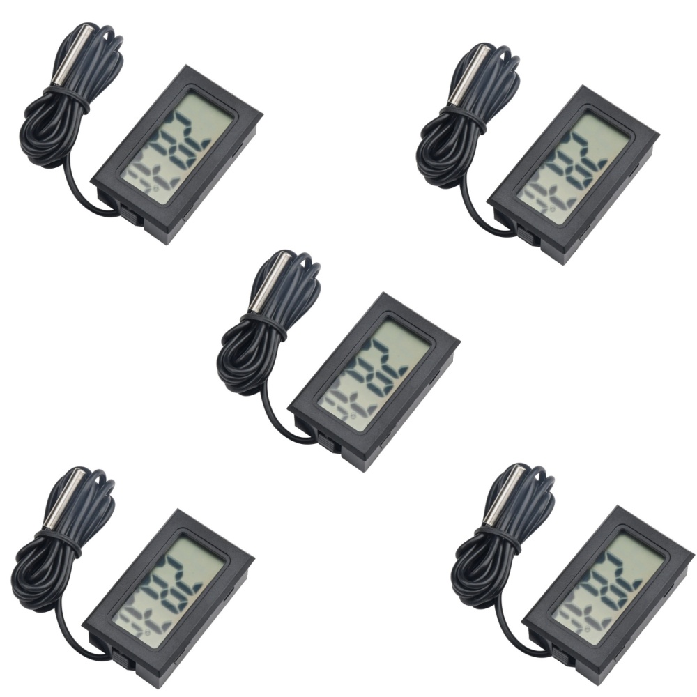 Mini LCD cyfrowy termometr FY- – Battery Monitor Coulometer recenzja i cena