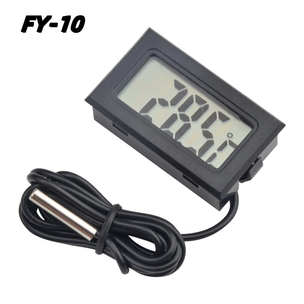 Mini LCD cyfrowy termometr FY- – Battery Monitor Coulometer recenzja i cena