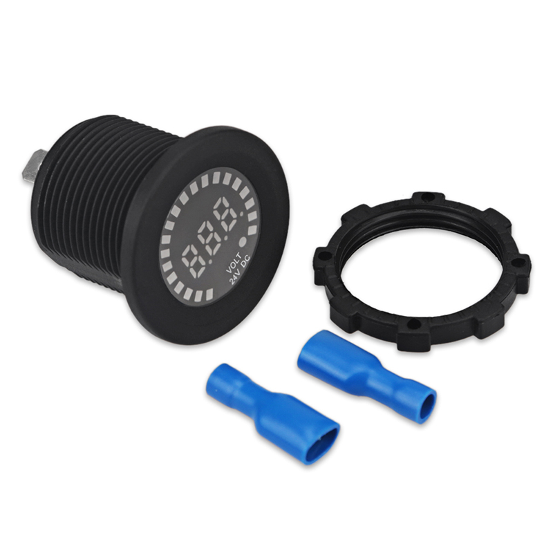 Woltomierz DC 24V 12V Kolorowy – Battery Monitor Coulometer recenzja i cena