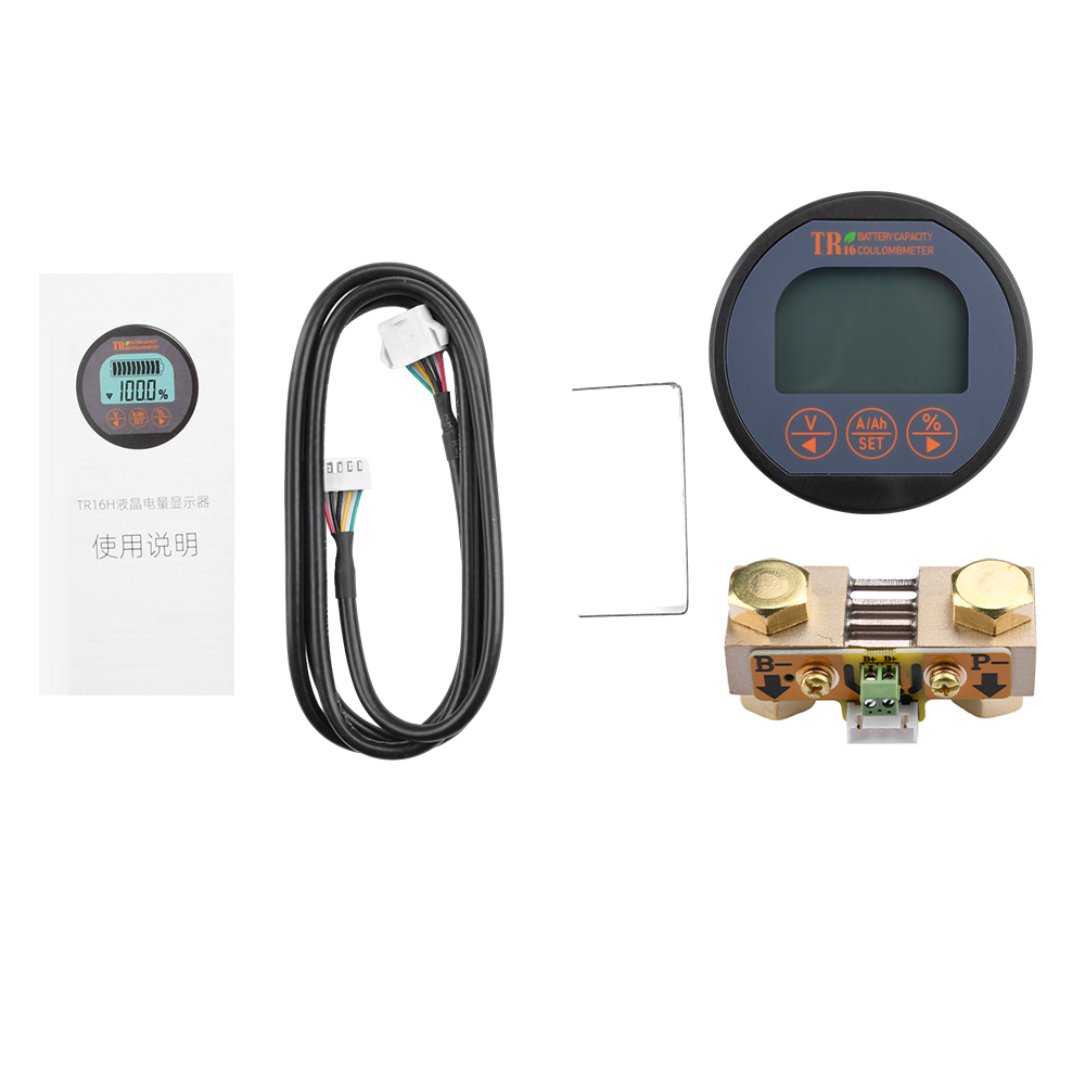 DC 8-80V 50A 100A 350A TR16 Te – Battery Monitor Coulometer recenzja i cena