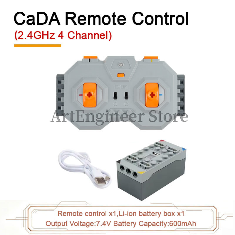 CaDA Power Functions Silniki M – Renewable Energy Lego recenzja i cena