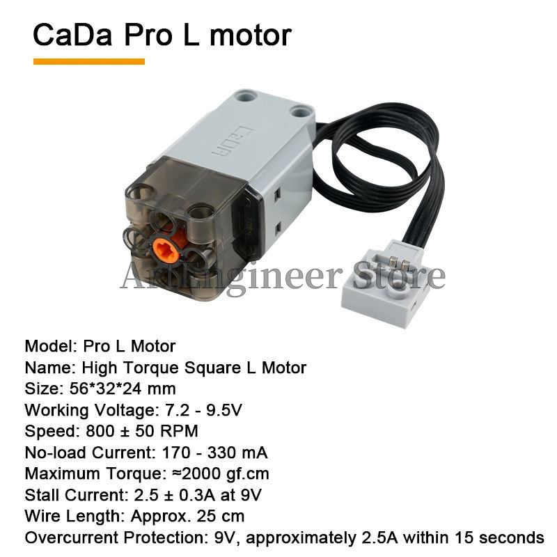 CaDA Power Functions Silniki M – Renewable Energy Lego recenzja i cena