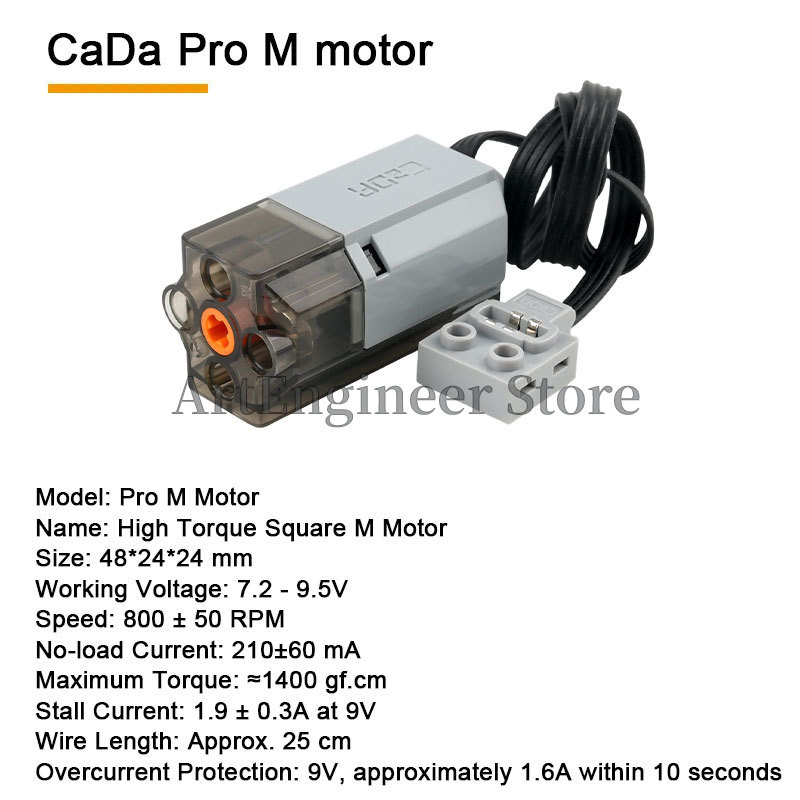 CaDA Power Functions Silniki M – Renewable Energy Lego recenzja i cena