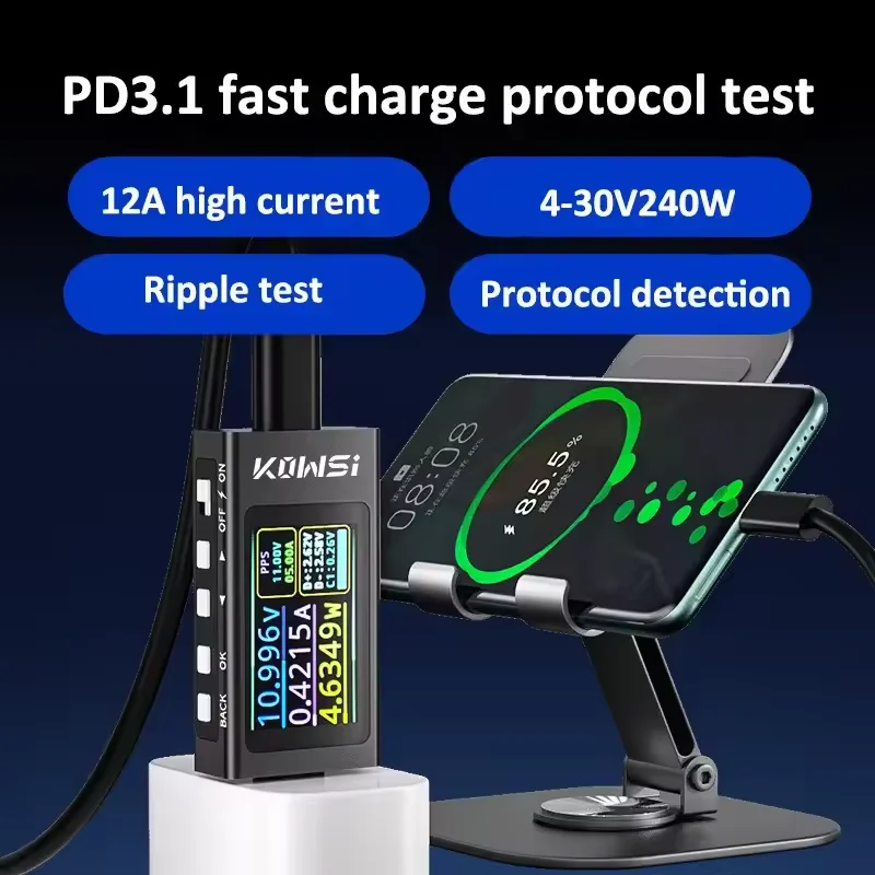 KWS-X1 Monitor prądu i napięci – Battery Monitor Coulometer recenzja i cena