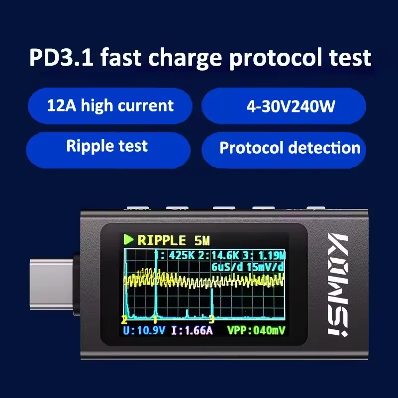 KWS-X1 Monitor prądu i napięci – Battery Monitor Coulometer recenzja i cena