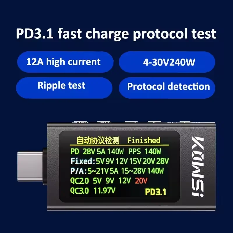 KWS-X1 Monitor prądu i napięci – Battery Monitor Coulometer recenzja i cena