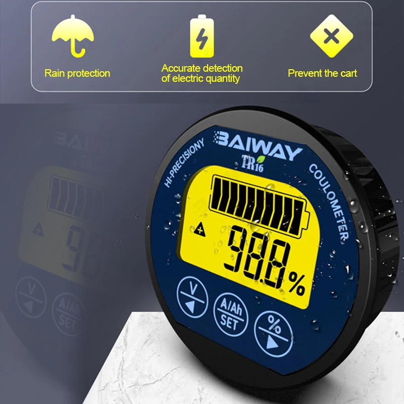 TR16H Wodoodporny Coulometr DC – Battery Monitor Coulometer recenzja i cena