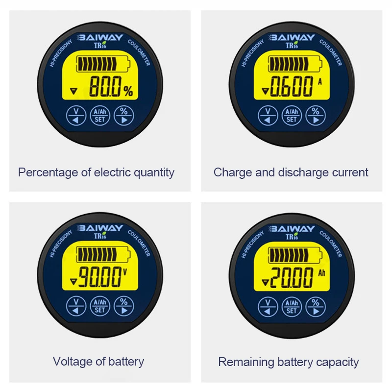 TR16H Wodoodporny Coulometr DC – Battery Monitor Coulometer recenzja i cena