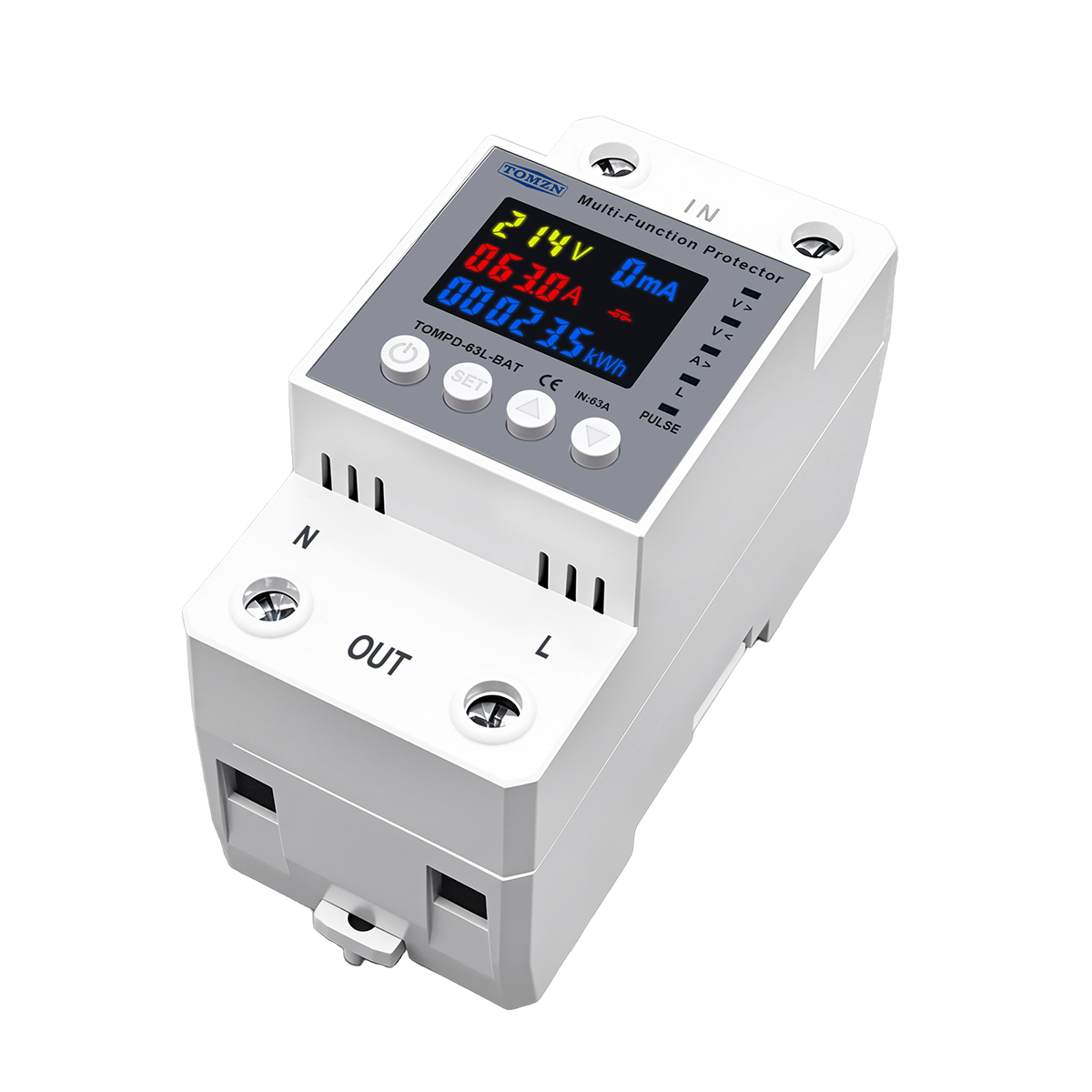 TOMZN 63A Ochronnik Napięcia Z – Battery Monitor Coulometer recenzja i cena